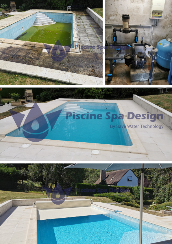 rénovation piscine traditionnelle piscine spa design